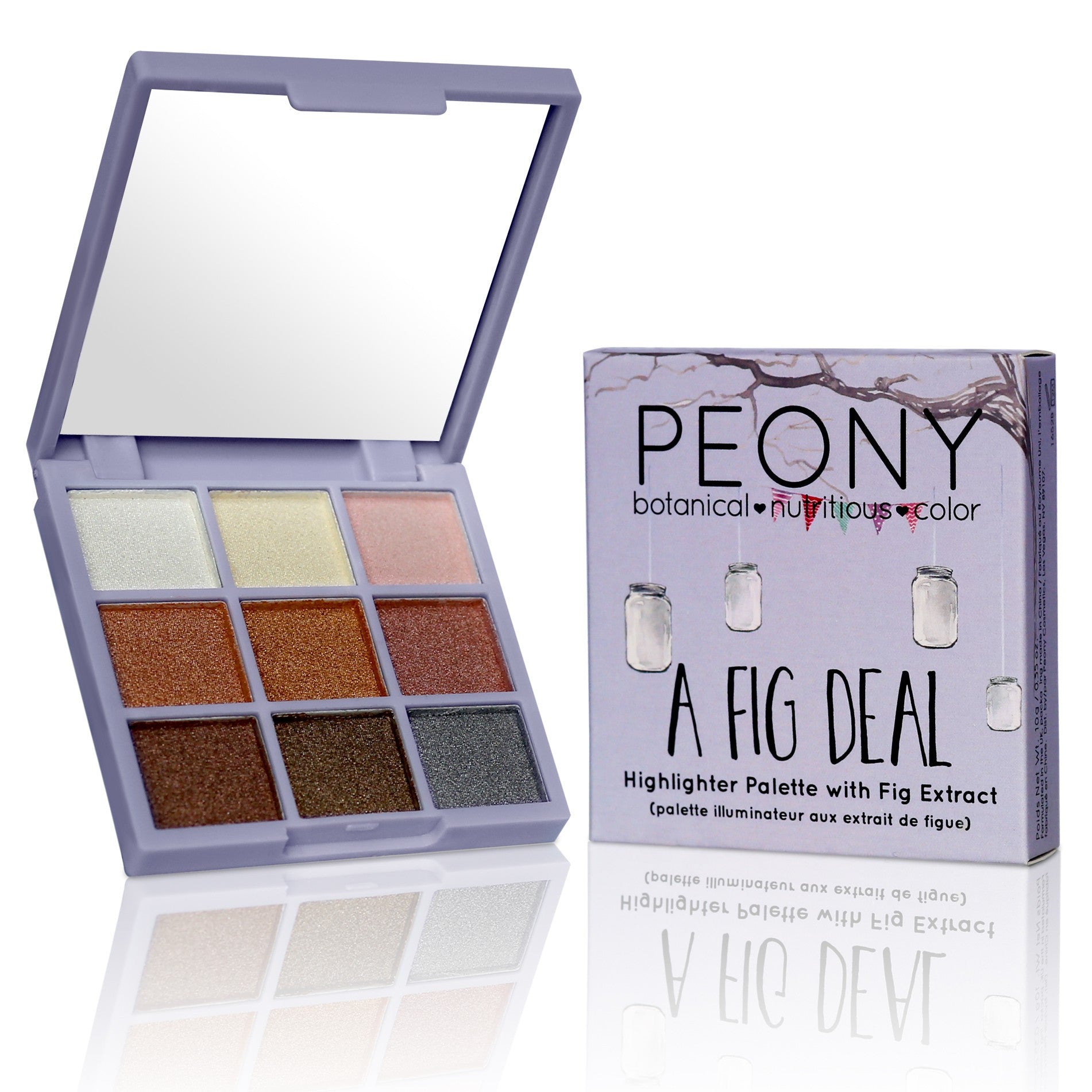 A Fig Deal - Highlighter & Eyeshadow Palette with Fig Extract